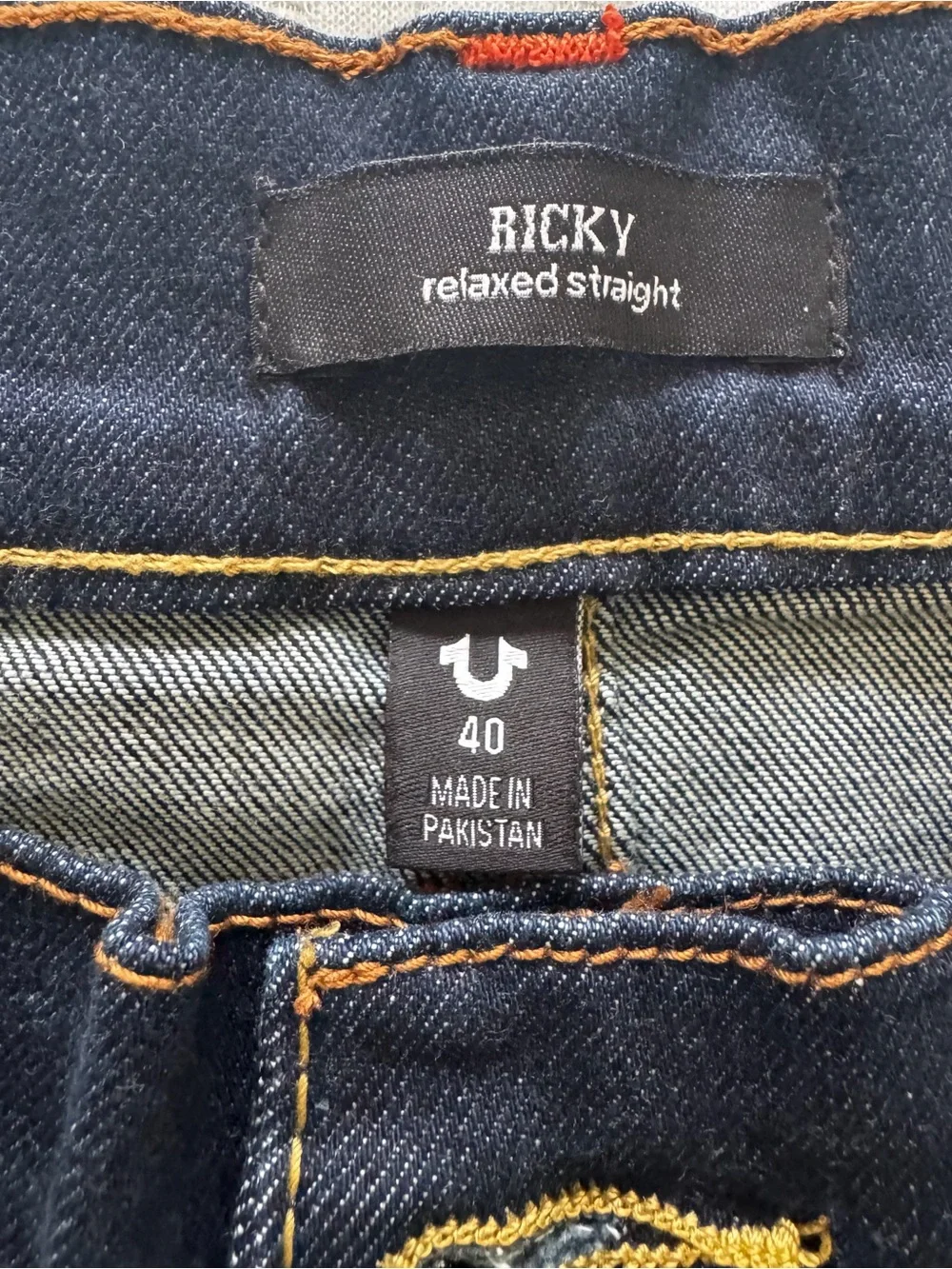 True Religion Jeans in Dark Indigo Wash